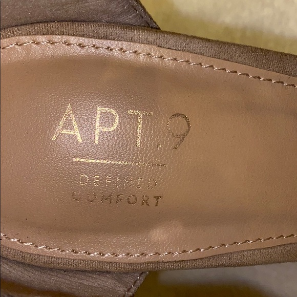 Apt. 9 Defined Comfort Peep Toe Heel Booties - Picture 7 of 11